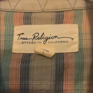 True Religion Flannel Button Down
